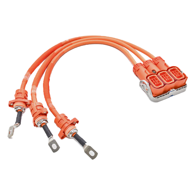 Harness for new energy hybrid vehicle powertrain